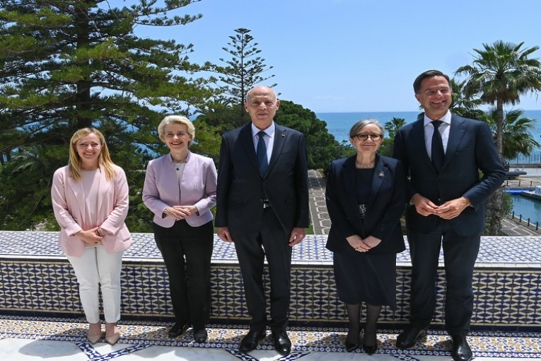 سعيد يلتقي كل من ميلوني وأورسولا فون دير لاين ومارك روته