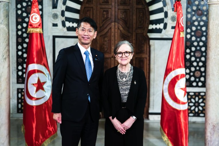 بودن تستقبل الوزير المعتمد لدى وزير خارجية اليابان