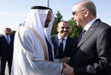 رئيس دولة الإمارات يصل إلى تركيا في زيارة عمل