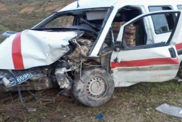 سليانة: حادث اصطدام بين سيارة خفيفة وسيارة أجرة يسفر عن اصابة 9 اشخاص