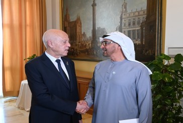 رئيس الجمهورية يلتقي الرئيس الإماراتي وحرص مشترك على دفعٍ أقوى للتعاون بين البلدين
