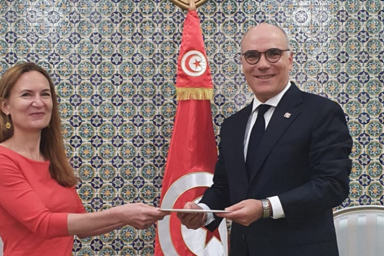 وزير الخارجية يلتقي السفيرة الفرنسية الجديدة