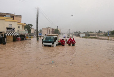 ليبيا: إعصار ”دانيال” يخلّف ضحايا ويجرف عائلات