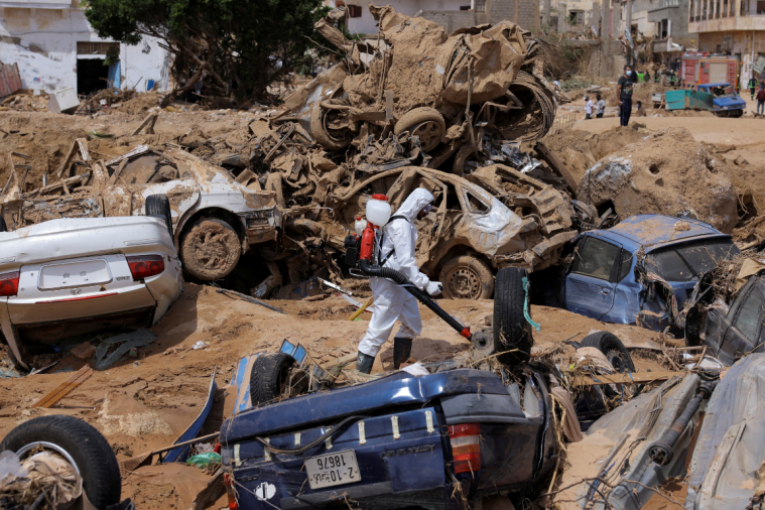 فيضانات ليبيا تخلّف أكثر من 43 ألف نازح