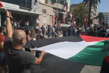 في مسيرة تضامنية بشارع بورقيبة.. التونسيّون يؤكّدون دعمهم لفلسطين
