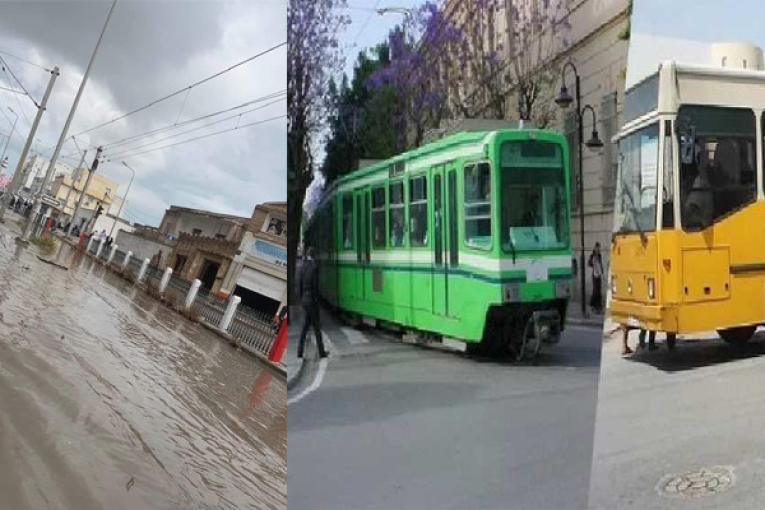 اضطراب خطوط المترو والحافلات بسبب الأمطار.. شركة نقل تونس توضّح