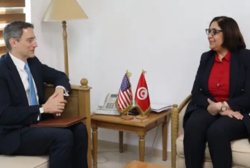 وزيرة التجارة تلتقي سفير أمريكا بتونس