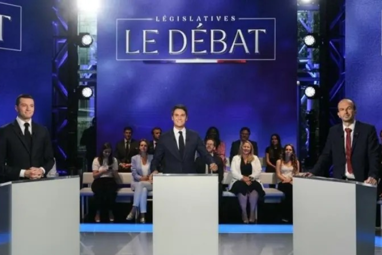 انتخابات فرنسا: مواجهة حامية بين الكتل الرئيسية في أول مناظرة تلفزية