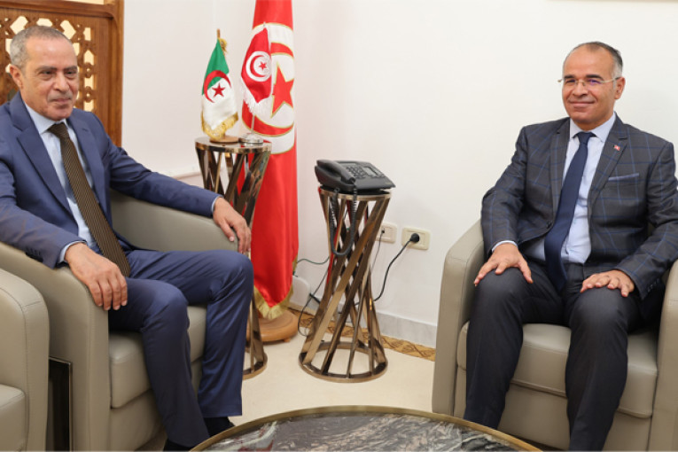 وزير الشؤون الاجتماعية يلتقي سفير الجزائر بتونس