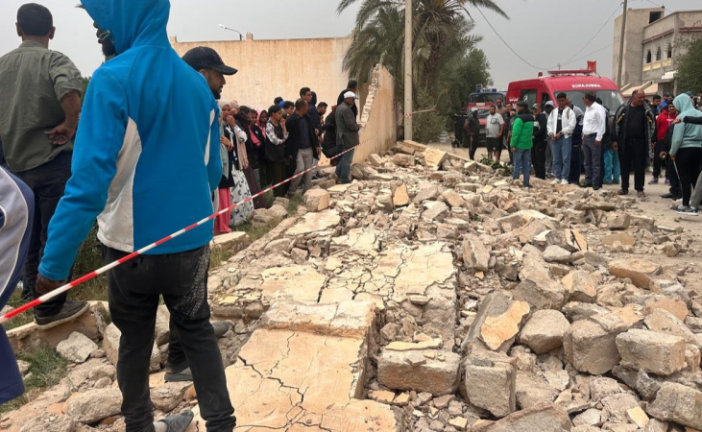 وفاة ثلاثة تلاميذ إثر سقوط جزء من جدار بالمعهد الثانوي بالمزونة