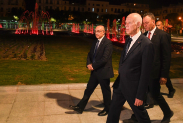 رئيس الجمهورية يزور ساحتي برشلونة والمنجي بالي