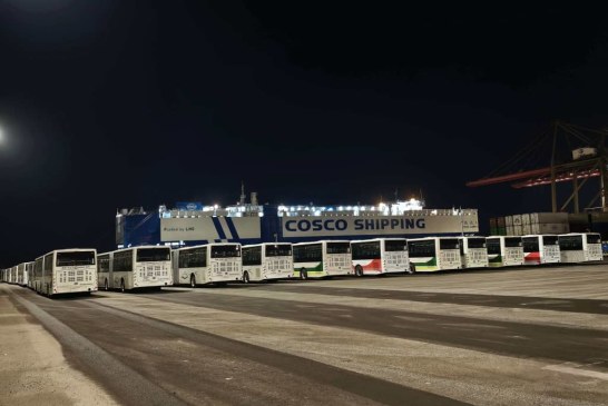 دفعة أولى من صفقة بـ 461 حافلة صينية جديدة في طريقها إلى تونس