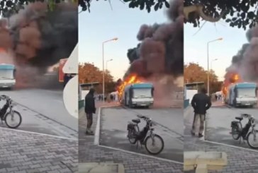 قابس: اندلاع حريق في حافلة نقل التلاميذ