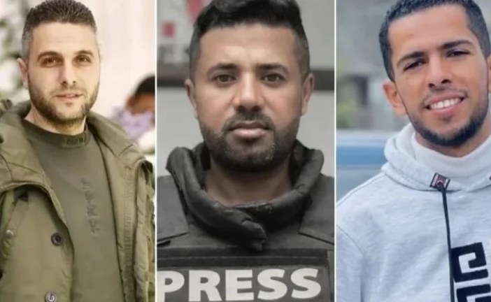 استشهاد 3 صحفيين فلسطينيين جراء استهداف مباشر لمركبتهم