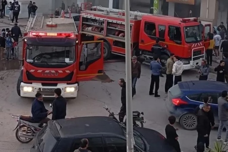 قبل الإفطار: اندلاع حريق ضخم بمغسلة ملابس في إقامة سكنية بالمروج