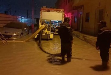 وحدات الحماية المدنية تقوم بـ258 تدخلا لمجابهة آثار الأمطار